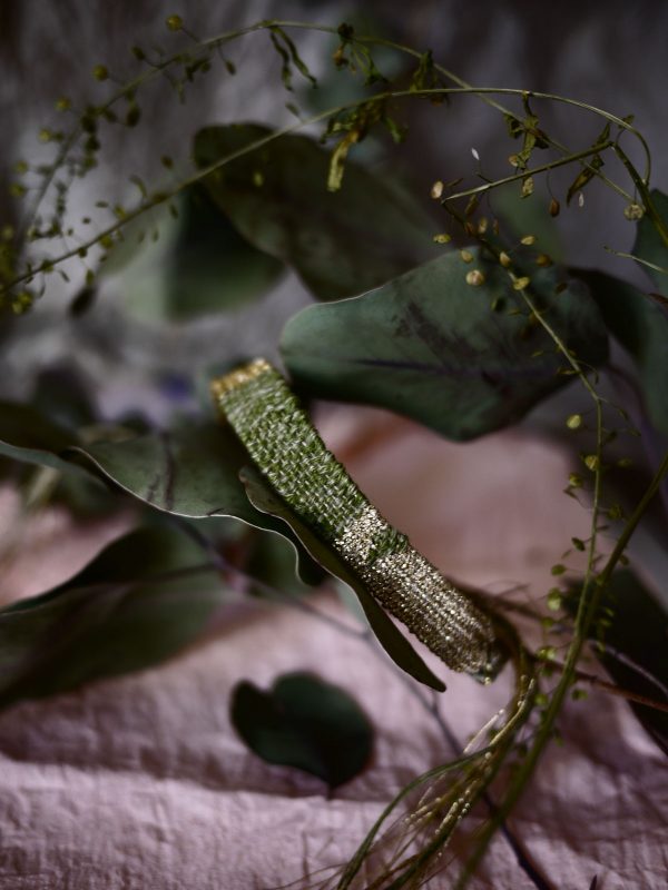 Myriam Balaÿ bracelet handmade LOOM n°96 Green