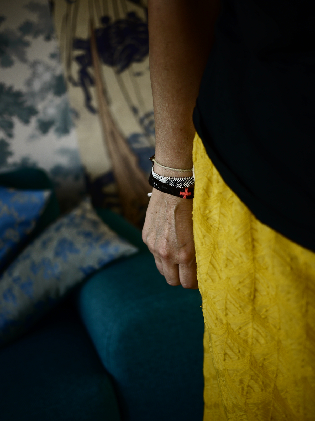 Myriam Balaÿ bracelet tissé handmade LOOM n°15+