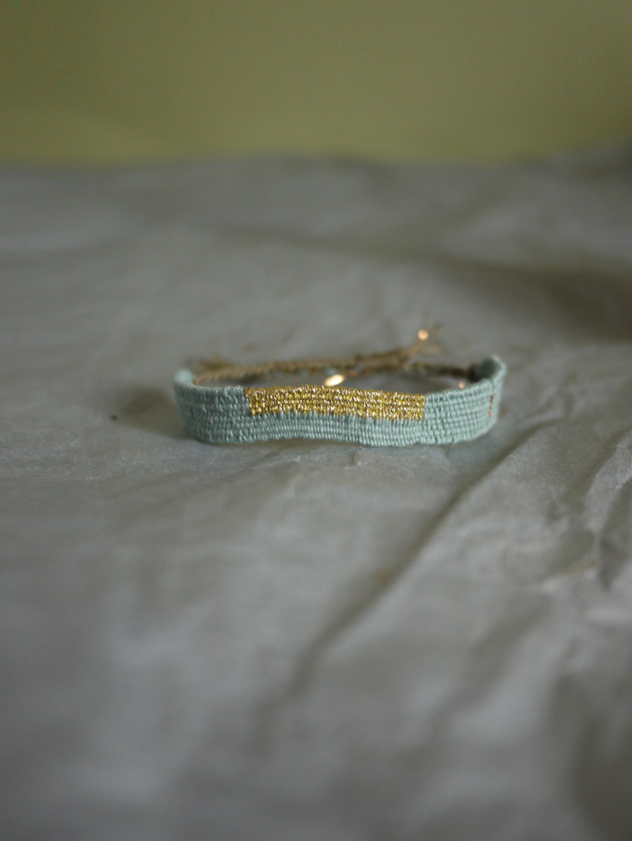 Myriam Balaÿ handmade bracelet LOOM n°252