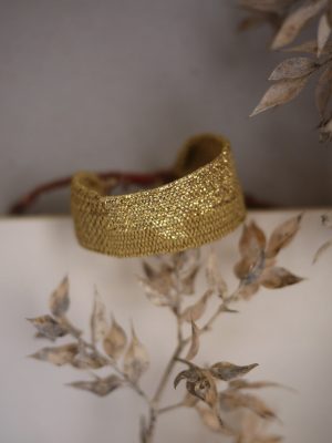 myriam-balay- bracelet handloom tissage MANCHETTE N°291