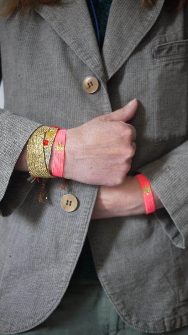 myriam-balay- bracelet handloom tissage MANCHETTE N°291
