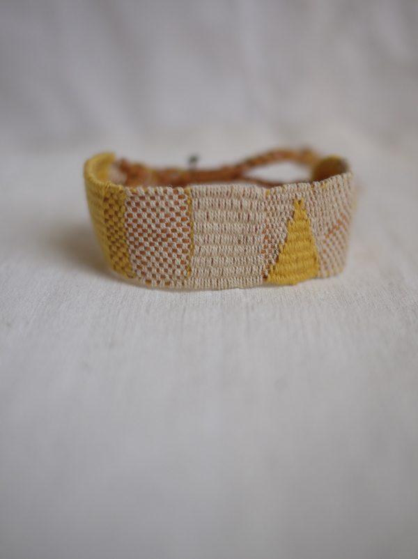 myriam-balay- bracelet handloom tissage MANCHETTE N°304