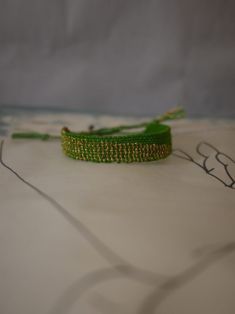 myriam-balay- bracelet loom tissage N°85V