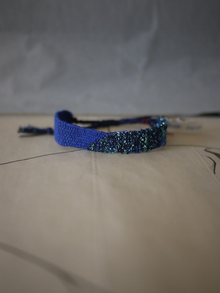 myriam-balay- bracelet loom tissage Diagonale N°213