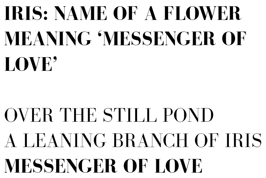 Myriam Balaÿ @myriambalay - Iris - The Green Gallery n°6 - The blue Iris - Trendstory