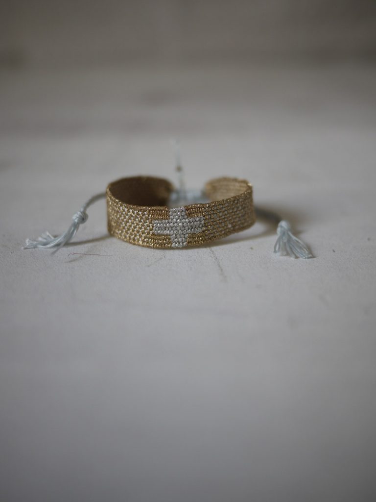 Bracelet LOOM CROSS N°380