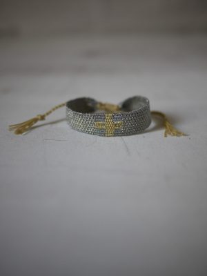 Bracelet LOOM CROSS N°382